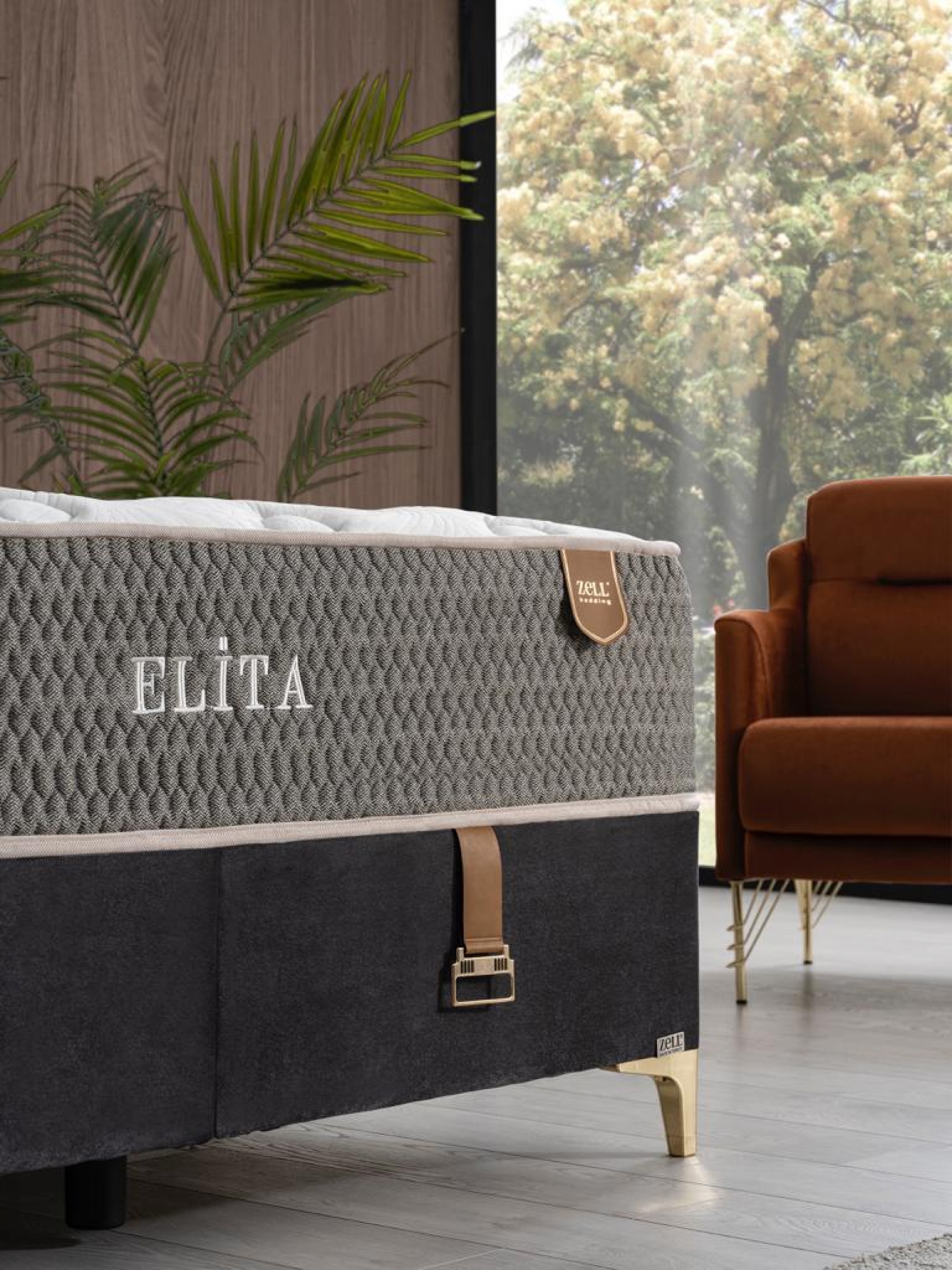 ELITA BED BASE HEADBOARD SET