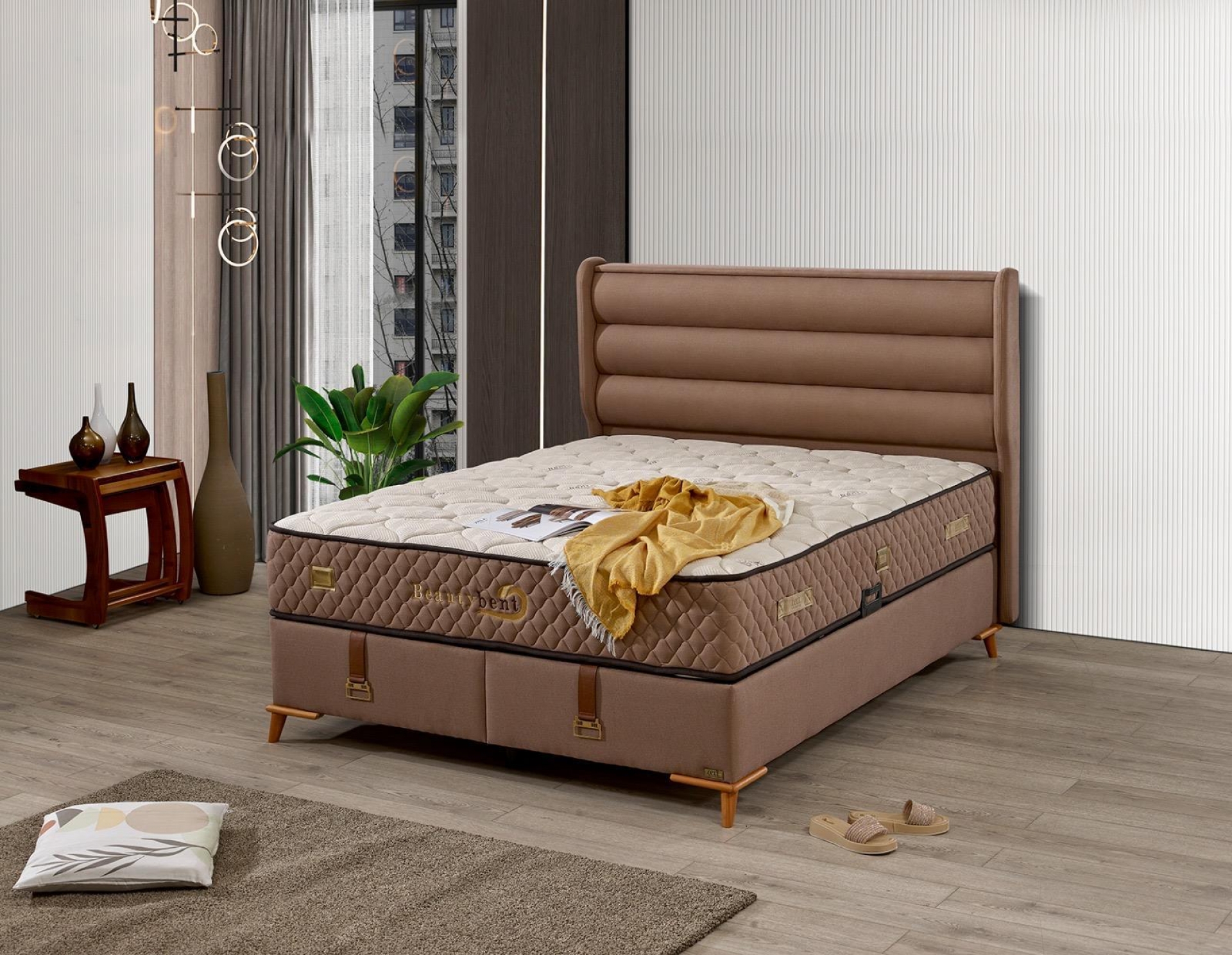 BEAUTYBENT BEDBASIS HOOFDBORD SET