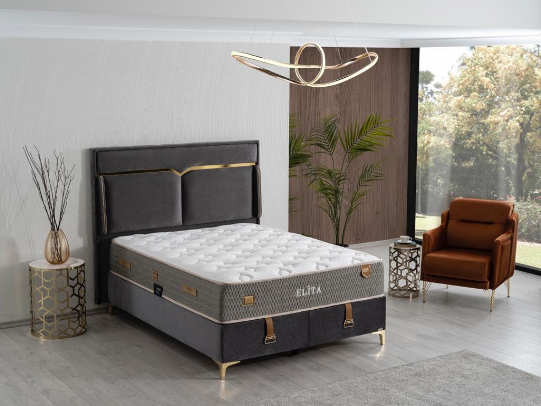 ELITA BED BASE HEADBOARD SET