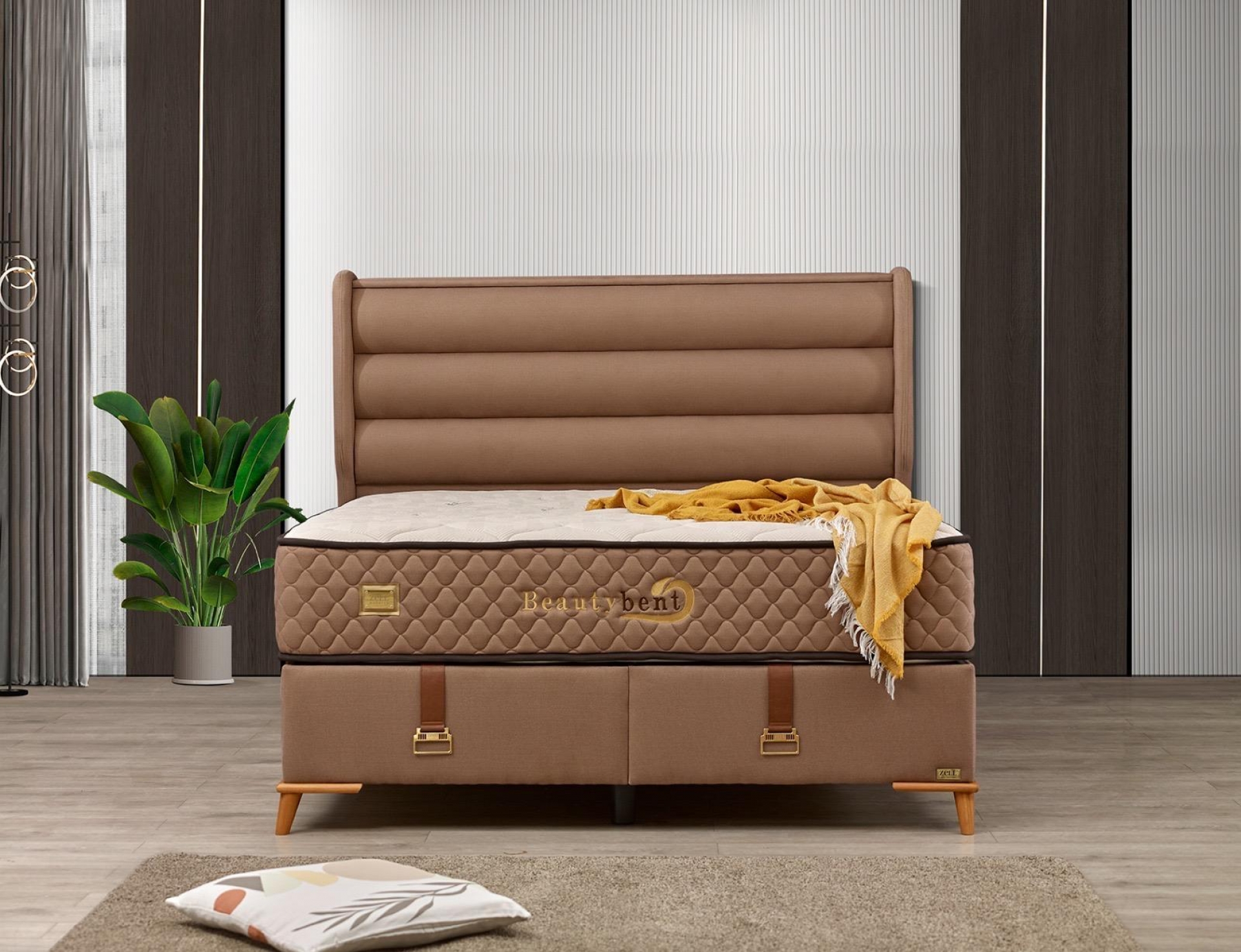 BEAUTYBENT BEDBASIS HOOFDBORD SET